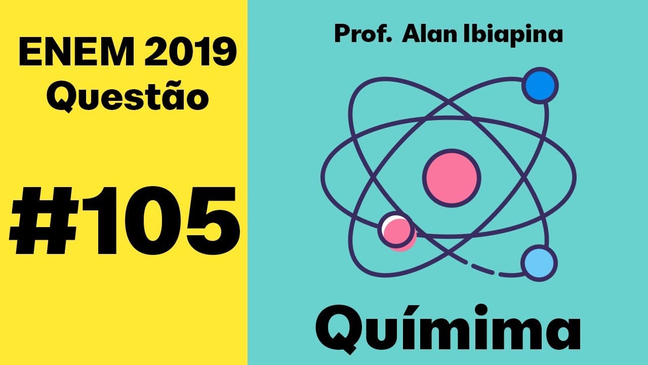 Thumbnail: ENEM - Um teste de laboratório permite identificar alguns cátions metálicos ao introduzir uma...