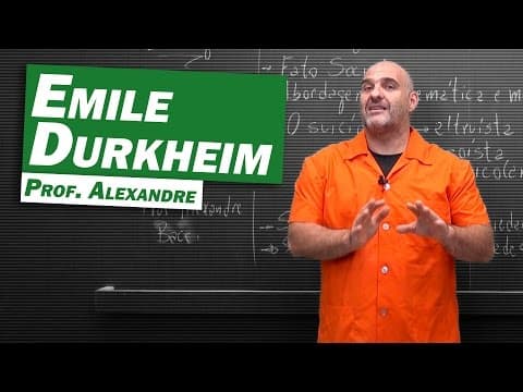 Thumbnail da aula: Sociologia - Emile Durkheim