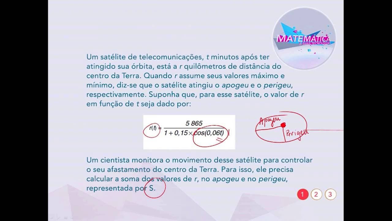Thumbnail: Matemática: Função Cosseno - ENEM