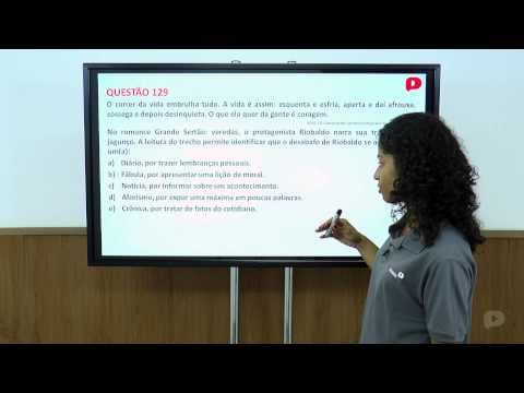 Thumbnail da aula: Q.129-ENEM 2014-Códigos, Linguagens e suas tecnologias (Rosa)