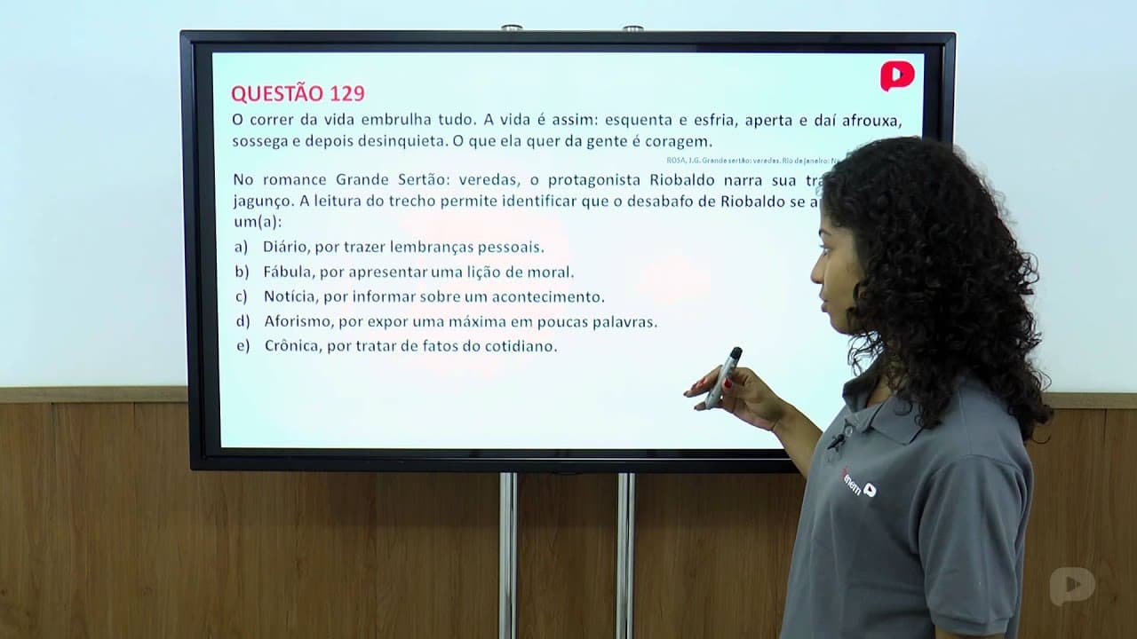 Thumbnail: Q.129-ENEM 2014-Códigos, Linguagens e suas tecnologias (Rosa)