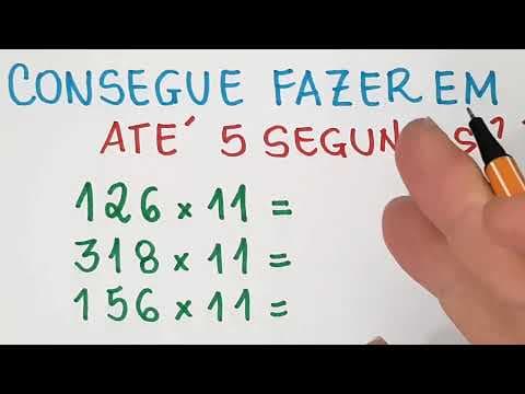 Thumbnail da aula: 🔥 HELP MATEMÁTICA BÁSICA - Truque da Multiplicação por 11 - Math Trick #221