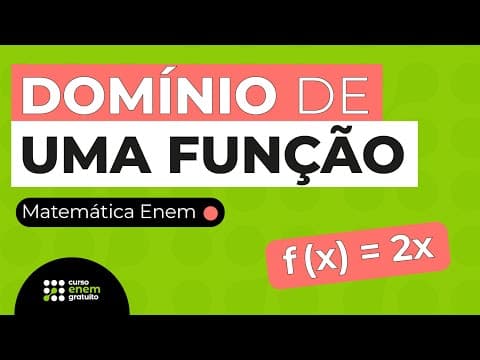 Thumbnail da aula: DOMÍNIO DE UMA FUNÇÃO | Matemática para o Enem | Lucas Borguezan