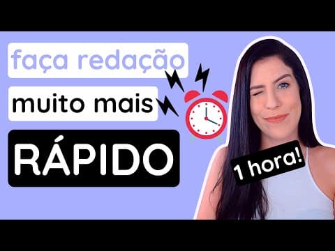 Thumbnail da aula: Como fazer redação em 1 hora no Enem