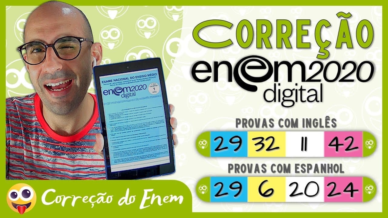 Thumbnail: [CORREÇÃO DO ENEM] Questão 29 - Enem 2020 digital - Prova azul (Inglês) ▷ Corrige / confirma