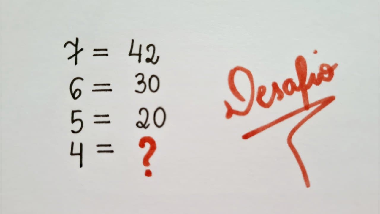 Thumbnail: 👀 Desafio - Professora Angela Matemática