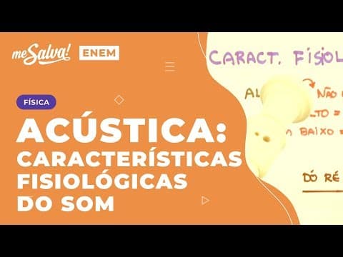 Thumbnail da aula: Acústica: Características Fisiológicas do Som Aula 15 OND15