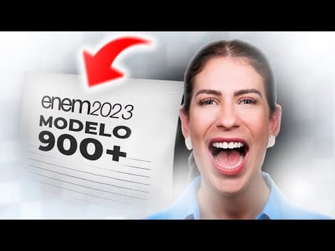 Thumbnail da aula: TEMA FÁCIL? MINHA REDAÇÃO do ENEM 2023