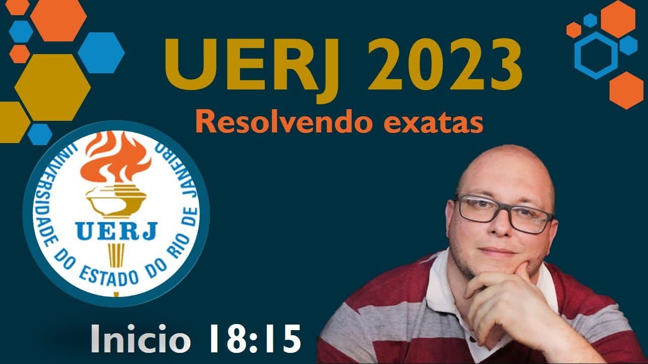 Thumbnail: UERJ 2023 -  Resolução de exatas com você