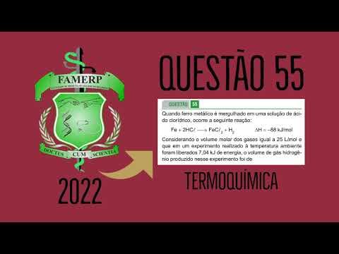 Thumbnail da aula: FAMERP 2022 | PRIMEIRO DIA | QUESTÃO 55