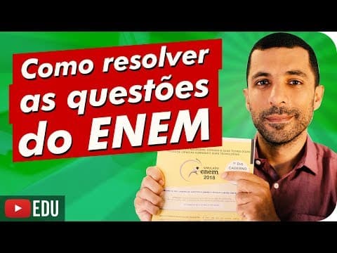 Thumbnail da aula: Como Resolver as Questões do ENEM