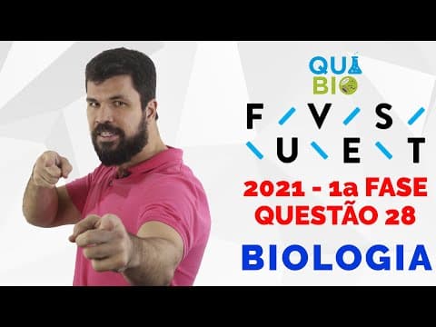 Thumbnail da aula: FUVEST 2021 - Questão 28 - A genealogia a seguir representa uma família em que aparecem pessoas afet