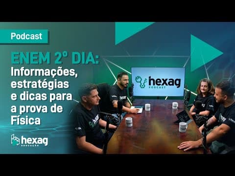 Thumbnail da aula: ENEM 2º DIA: INFORMAÇÕES, ESTRATÉGIAS E DICAS PARA A PROVA DE FÍSICA