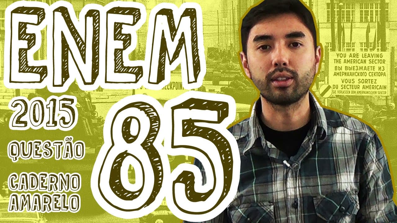 Thumbnail: ENEM 2015 - Questão 85 (Caderno Amarelo)
