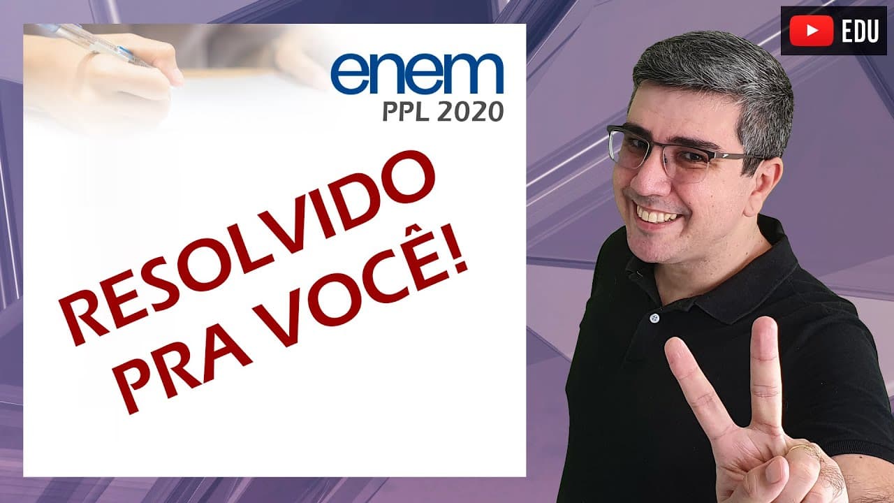 Thumbnail: ENEM 2020 PPL Todas as questões de física resolvidas