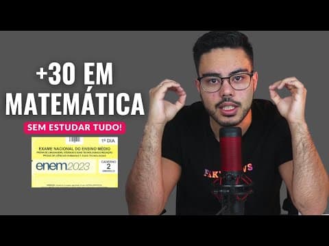 Thumbnail da aula: Dicas para aumentar acertos em Matemática de forma fácil! (ENEM 2024)