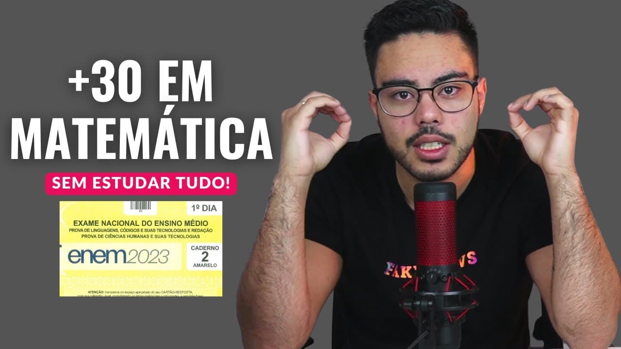Thumbnail: Dicas para aumentar acertos em Matemática de forma fácil! (ENEM 2024)