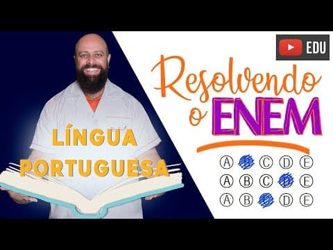 Thumbnail da aula: Respondendo o ENEM - Língua Portuguesa. [Prof Noslen]