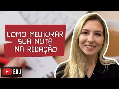 Thumbnail da aula: COMO MELHORAR A SUA NOTA NA REDAÇÃO - Dicas de Estudo -  Bioexplica