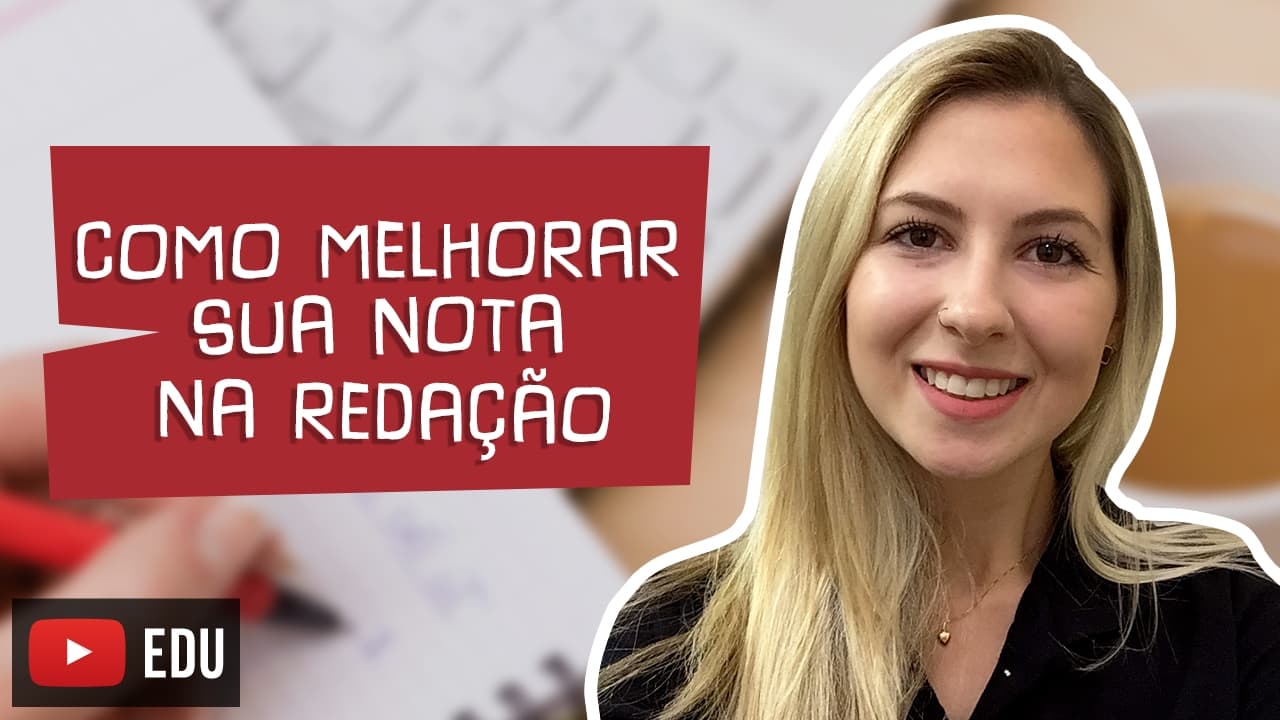 Thumbnail: COMO MELHORAR A SUA NOTA NA REDAÇÃO - Dicas de Estudo -  Bioexplica