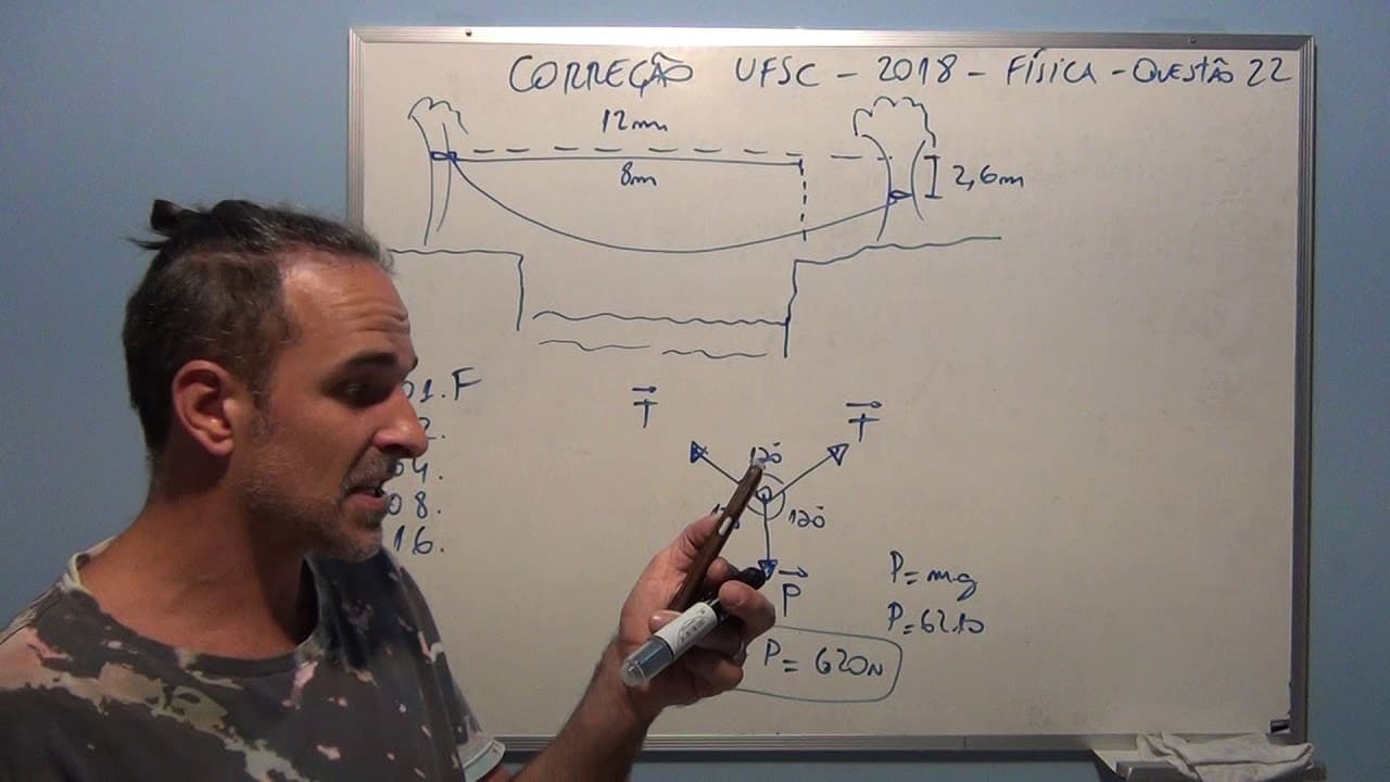 Thumbnail: Correção UFSC 2018 Física Questão 22