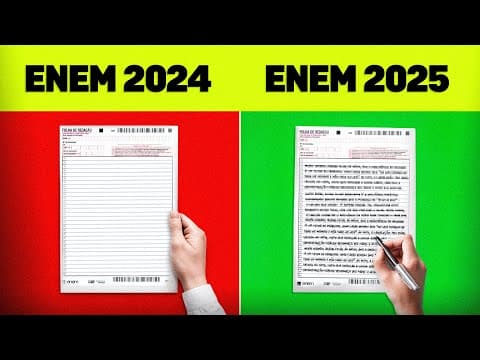 Thumbnail da aula: SE VOCÊ QUER TIRAR 1000 NO ENEM 2025, FAÇA ISSO | CRONOGRAMA