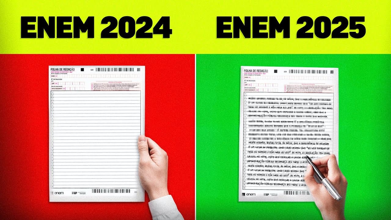 Thumbnail: SE VOCÊ QUER TIRAR 1000 NO ENEM 2025, FAÇA ISSO | CRONOGRAMA