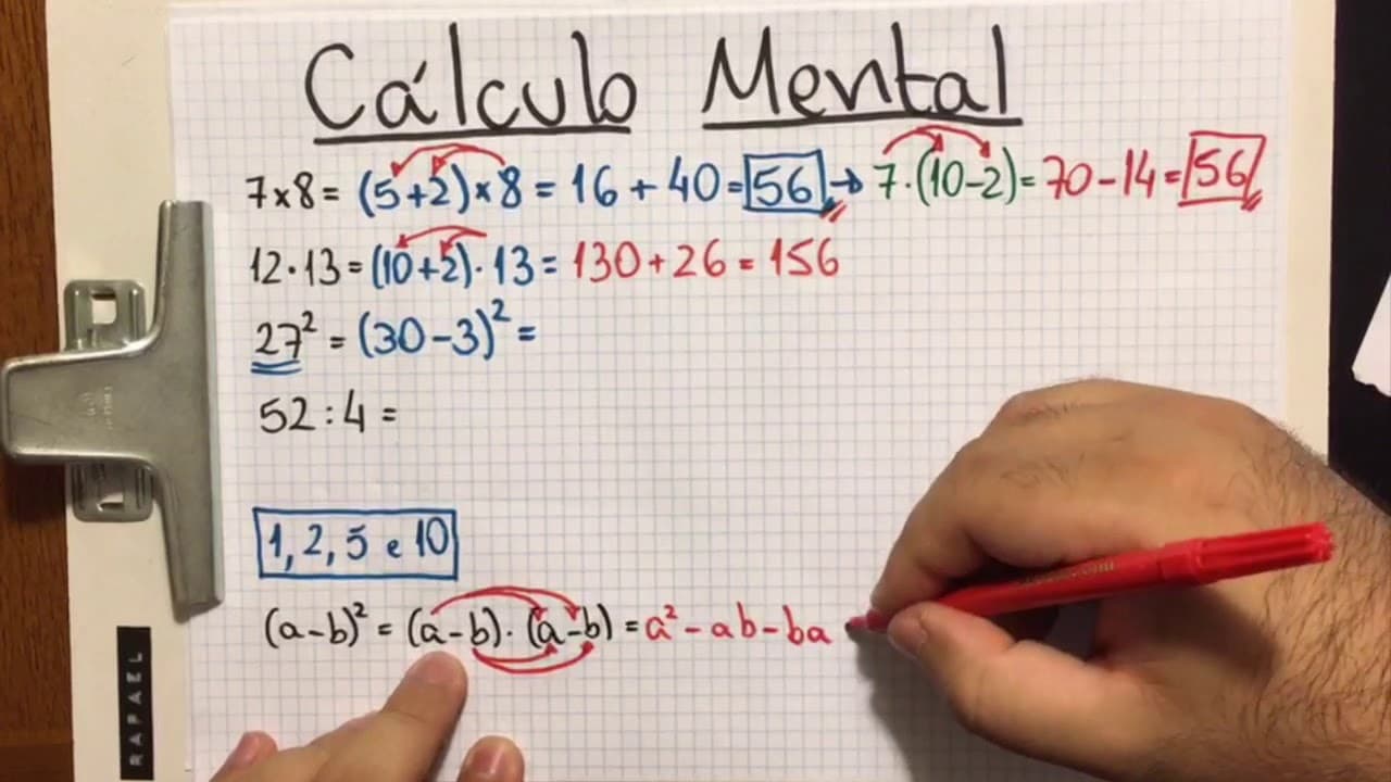 Thumbnail: ⭐️ COMO EFETUAR MULTIPLICAÇÃO, DIVISÃO E POTENCIAÇÃO DE CABEÇA?