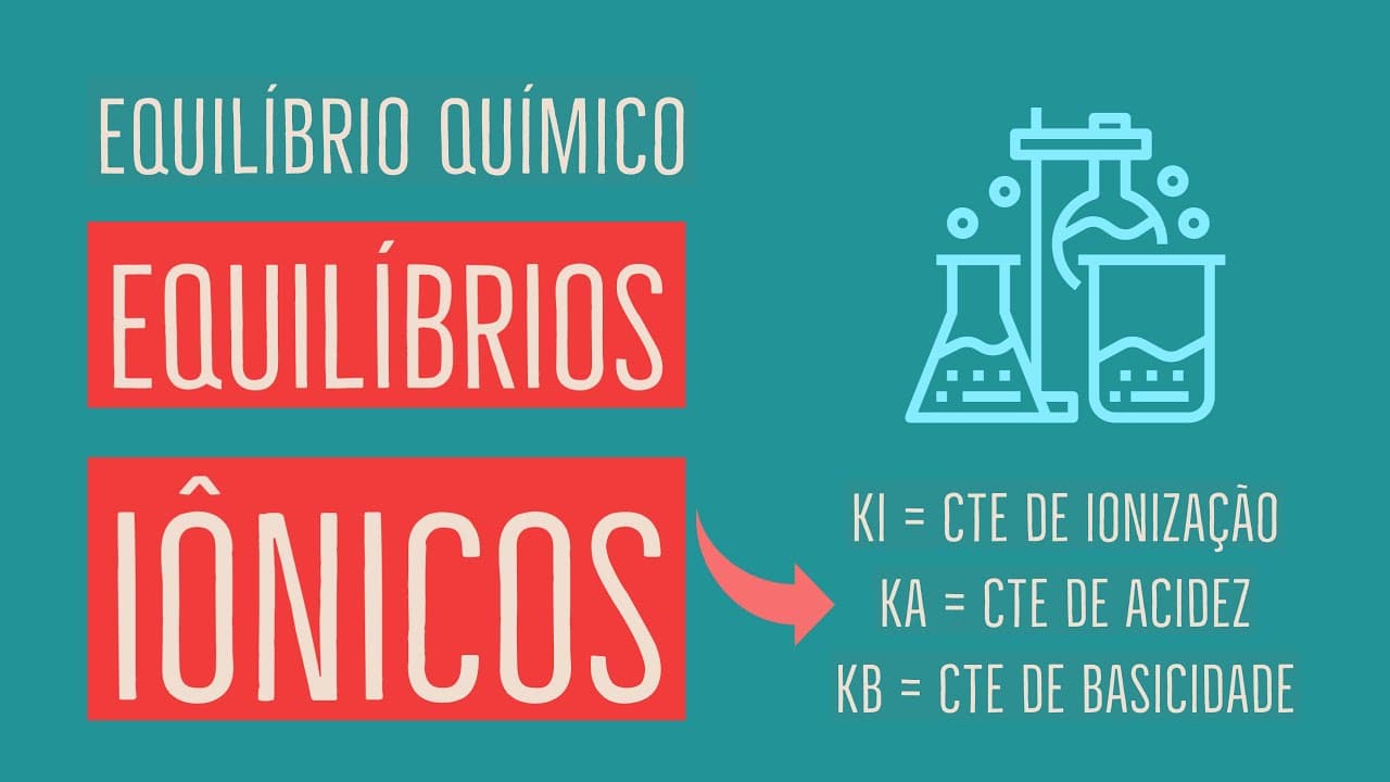 Thumbnail: Equilíbrio Iônico Ki, Ka, Kb | Equilíbrio Químico | Aula 12