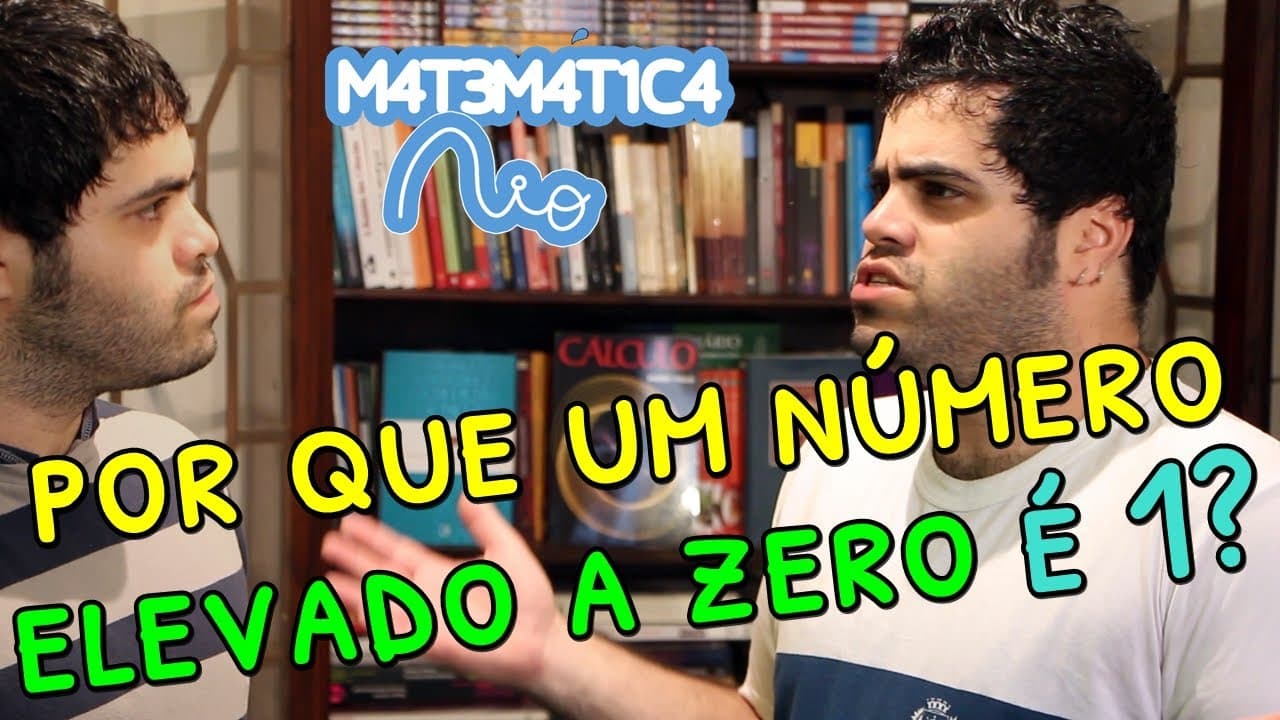 Thumbnail: Por que um número elevado a zero é igual a 1? | Matemática Rio