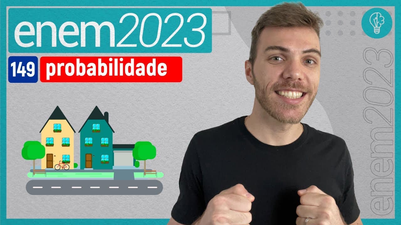 Thumbnail: ENEM 2023 - No alojamento de uma universidade, há alguns quartos com o padrão - PROBABILIDADE