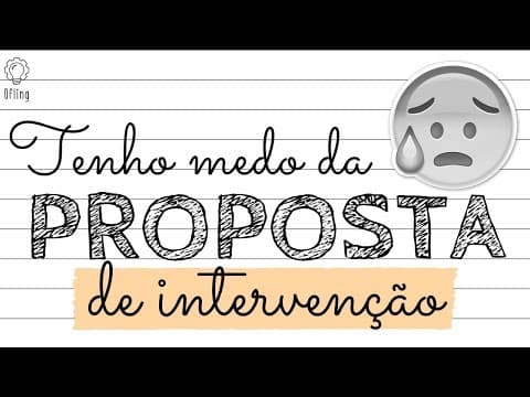 Thumbnail da aula: 3 passos para uma proposta de intervenção nota máxima