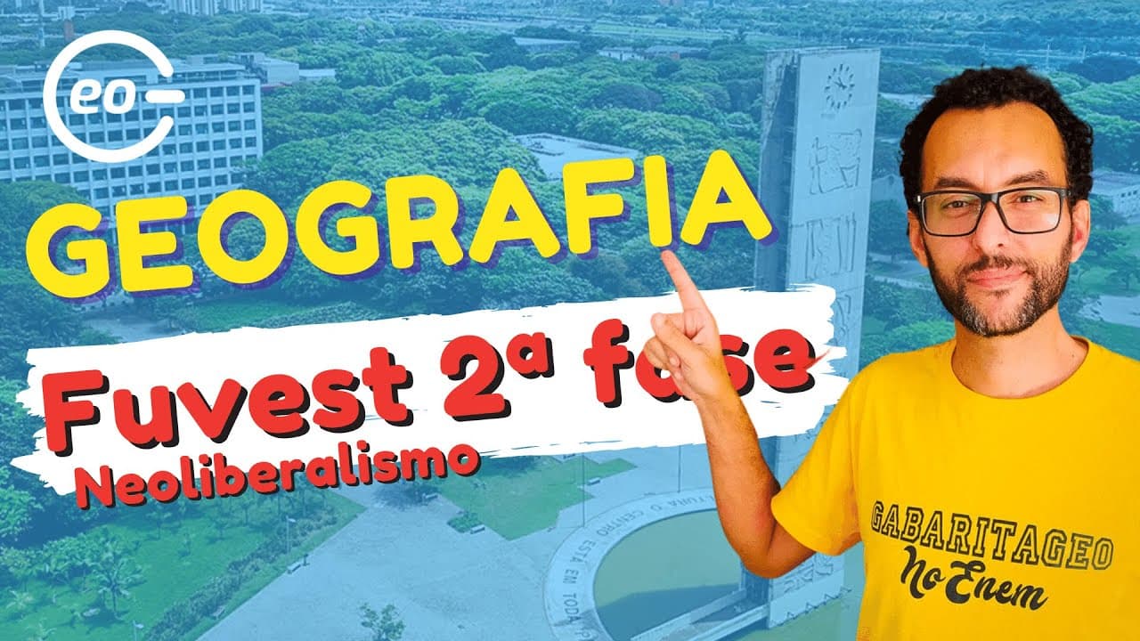 Thumbnail: REVISÃO FUVEST 2ª FASE | GEOGRAFIA | GABARITAGEO |