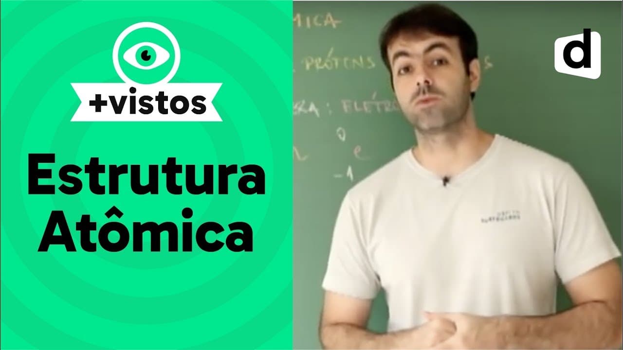 Thumbnail: O QUE É ESTRUTURA ATÔMICA? | RESUMO ENEM | QUÍMICA | DESCOMPLICA