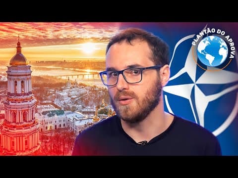 Thumbnail da aula: A Ucrânia está na OTAN? - Plantão do Aprova