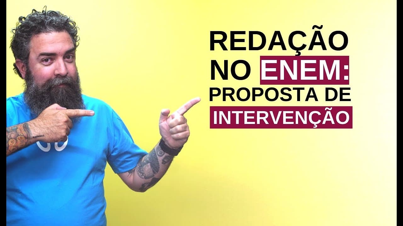 Thumbnail: Redação no Enem: Proposta de Intervenção - Brasil Escola