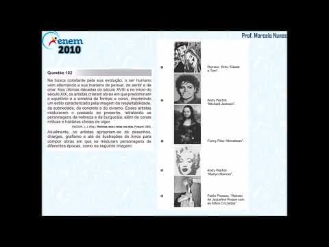 Thumbnail da aula: Enem 2010: artes plásticas.