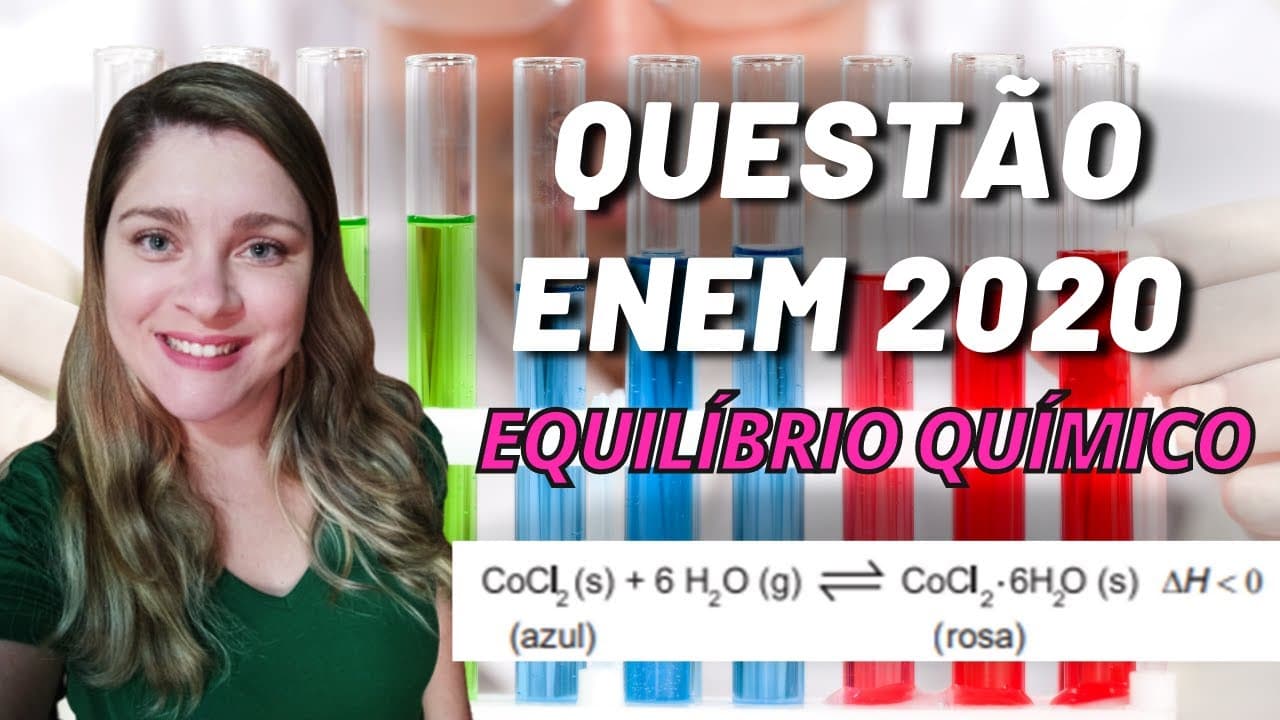 Thumbnail: Enem 2020 | Equilíbrio químico | " Para garantir que produtos estejam armazenados de forma adequada