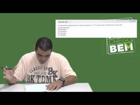 Thumbnail da aula: Português -  Chego junto, chego bem e Enem Online Resolução do Simulado