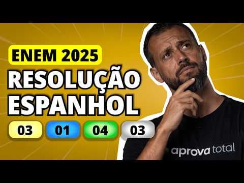 Thumbnail da aula: ENEM 2025 Espanhol  – Questão 3 | Guagua, las palabras también migran Pocas palabras del idioma