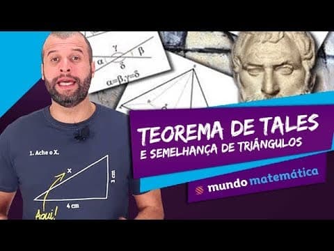 Thumbnail da aula: 🟪 Geometria plana (2/4): Teorema de Tales e Semelhança de Triângulos - Matemática - ENEM