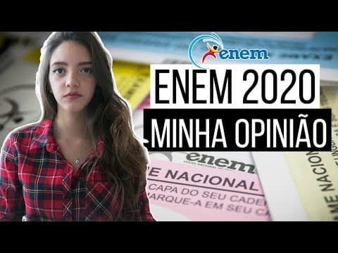 Thumbnail da aula: ENEM 2020, VOCÊ ME PROMETEU!!!!