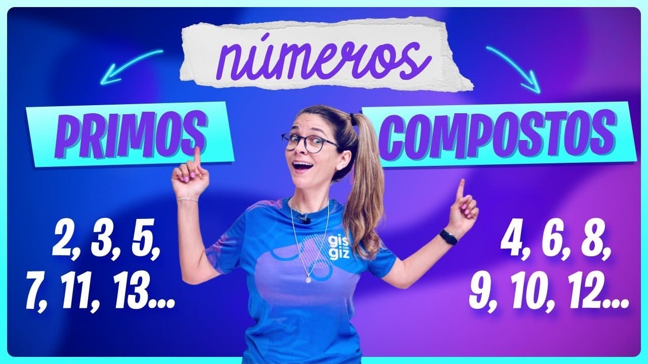 Thumbnail: NÚMEROS PRIMOS E COMPOSTOS RESUMÃO