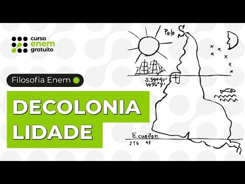 Thumbnail da aula: DECOLONIALIDADE | Filosofia para o Enem | Ernani Júnior da Silva