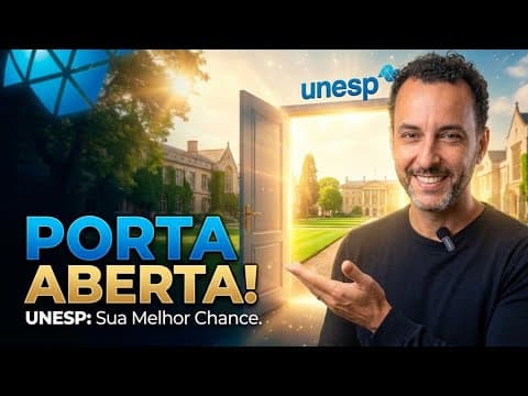 Thumbnail da aula: O Guia DEFINITIVO da UNESP 2027: Estratégias para Garantir Sua Vaga (Revelado!)