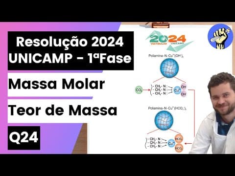 Thumbnail da aula: ✏️UNICAMP 2024 | No início de 2023, um grupo de pesquisadores estudou o desenvolvimento de uma