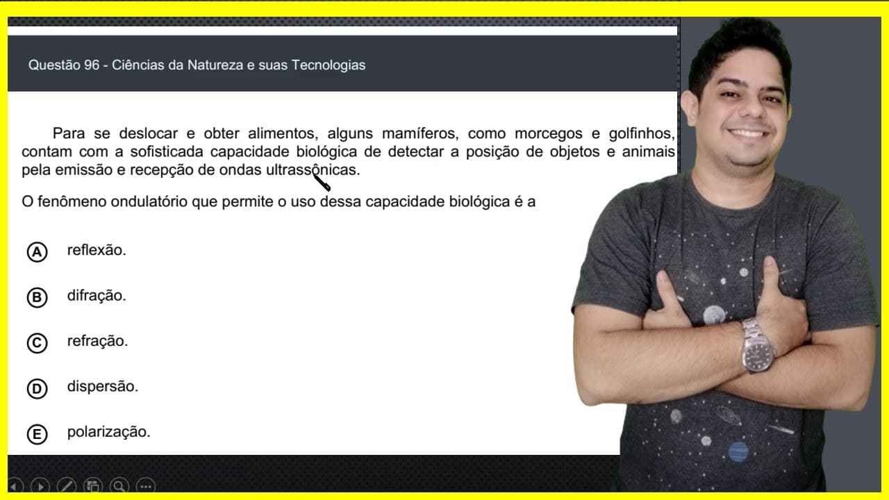 Thumbnail: ENEM 2020 (DIGITAL) Questão 96. Para se deslocar e obter alimentos, alguns mamíferos...