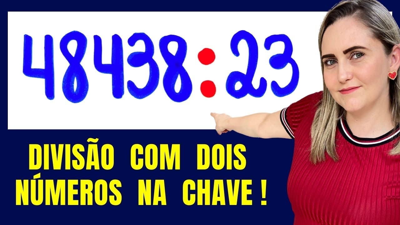 Thumbnail: PASSO A PASSO PARA RESOLVER DIVISÃO COM DOIS NÚMEROS !! Matemática básica todo dia.📚🚀