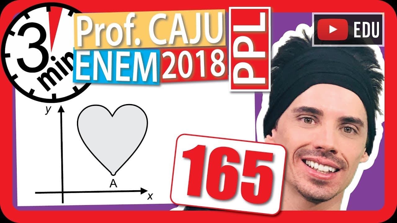 Thumbnail: 🏃ENEM 2018 PPL 👉 RAPIDINHA Questão 165 - Visão Espacial