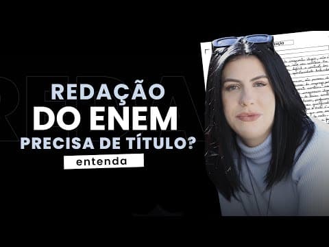 Thumbnail da aula: Redação do Enem precisa de título? | Luma por aí